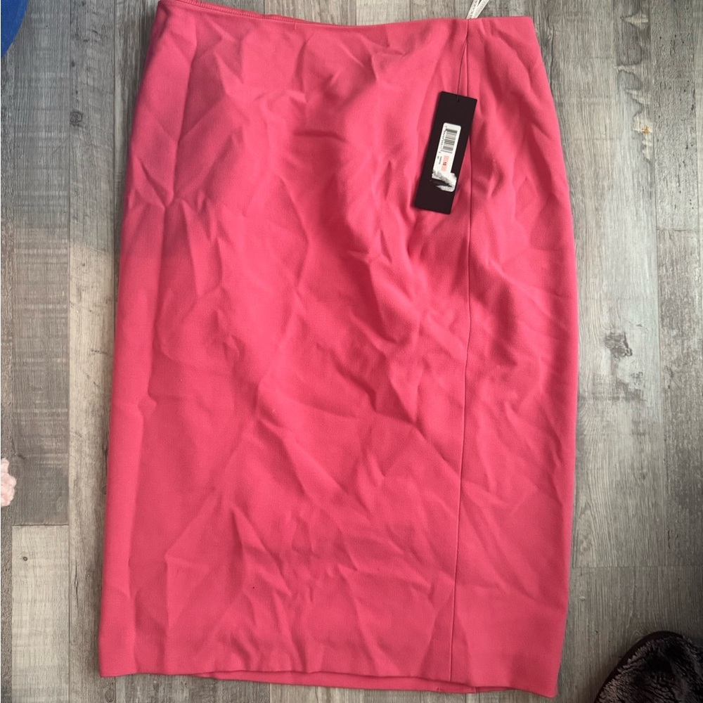 NWT Donna Karan Pink Pencil Skirt - Picture 3 of 4